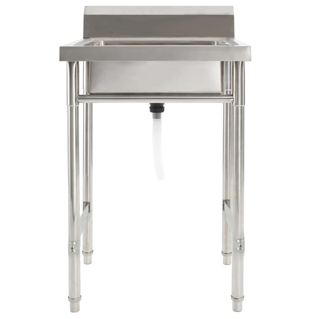 Lavello da Cucina Vasca Singola in Acciaio Inossidabile 144290