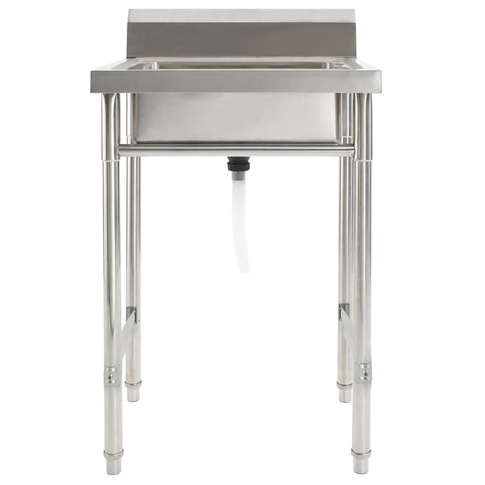 Lavello da Cucina Vasca Singola in Acciaio Inossidabile 144290