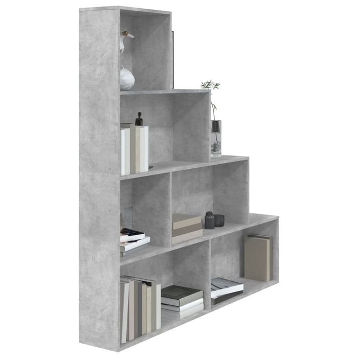 Libreria/Divisorio Grigio Cemento 155x24x160 Legno Multistrato 800661