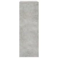 Credenza 6 Cassetti Grigio Cemento 50x34x96cm Legno Multistrato 800670