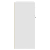 Credenza Bianca 88x30x70 cm in Legno Multistrato