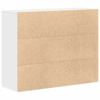 Credenza Bianca 88x30x70 cm in Legno Multistrato 800675