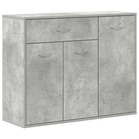 Credenza Grigio Cemento 88x30x70 cm in Truciolato cod mxl 15021