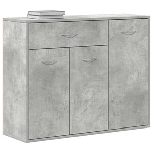 Credenza Grigio Cemento 88x30x70 cm in Truciolato cod mxl 15021