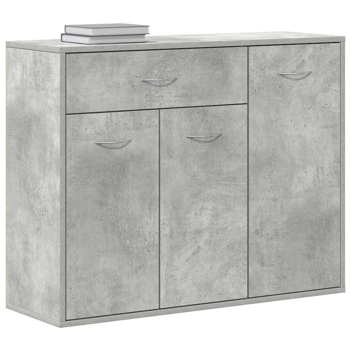 Credenza Grigio Cemento 88x30x70 cm in Truciolato cod mxl 15021