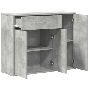 Credenza Grigio Cemento 88x30x70 cm in Truciolato cod mxl 15021