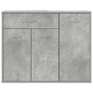 Credenza Grigio Cemento 88x30x70 cm in Truciolato cod mxl 15021