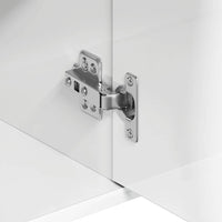 Credenza Bianco Lucido 88x30x70 cm in Legno Multistrato 800681