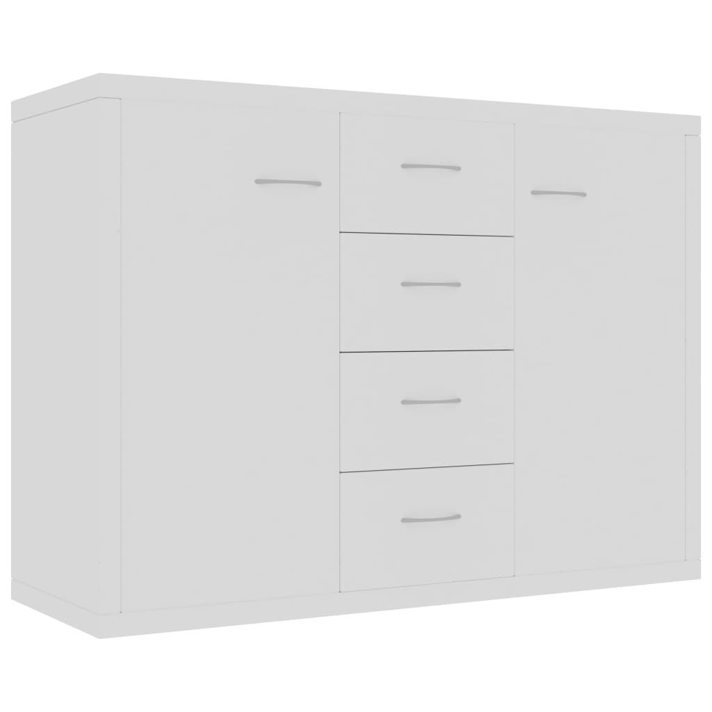 Credenza Bianca 88x30x65 cm in Legno Multistrato 800684