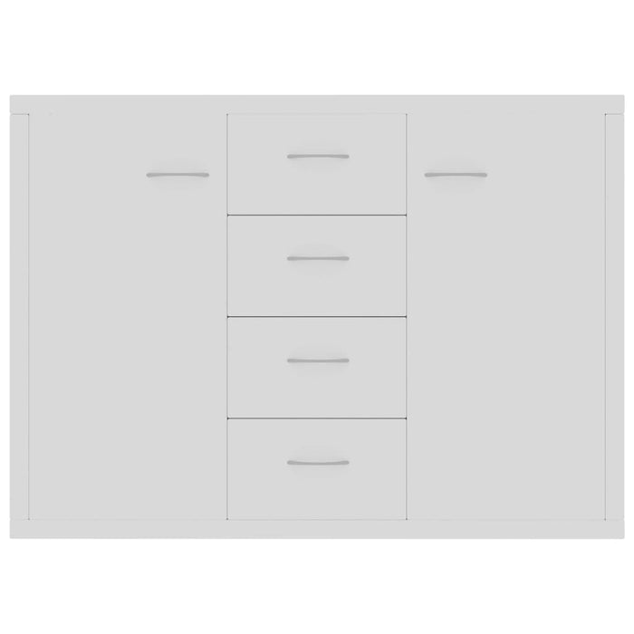 Credenza Bianca 88x30x65 cm in Legno Multistrato 800684