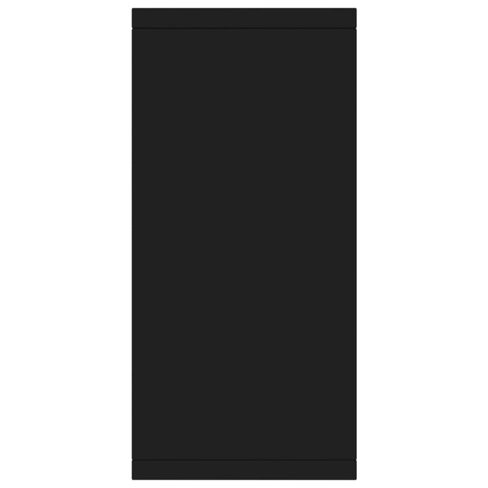 Credenza-Buffet-Armadio da cucina Nera 88x30x65 cm in Legno Multistrato