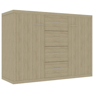 Credenza Rovere Sonoma 88x30x65 cm in Legno Multistrato 800687
