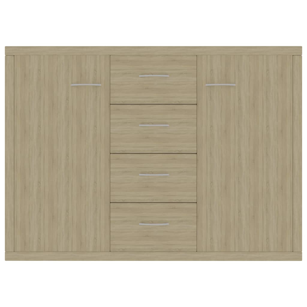 Credenza Rovere Sonoma 88x30x65 cm in Truciolato cod mxl 12574