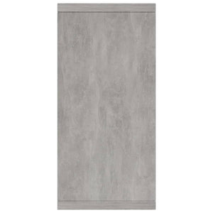 Credenza Grigio Cemento 88x30x65 cm in Legno Multistrato 800688