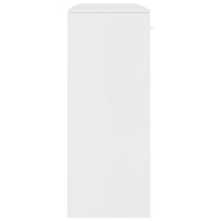 Credenza Bianca 110x30x75 cm in Legno Multistrato 800702