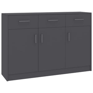 Credenza Grigia 110x30x75 cm in Truciolato cod mxl 62582