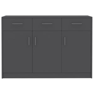 Credenza Grigia 110x30x75 cm in Truciolato cod mxl 62582