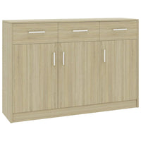 Credenza Rovere Sonoma 110x30x75 cm in Legno Multistratocod mxl 118694