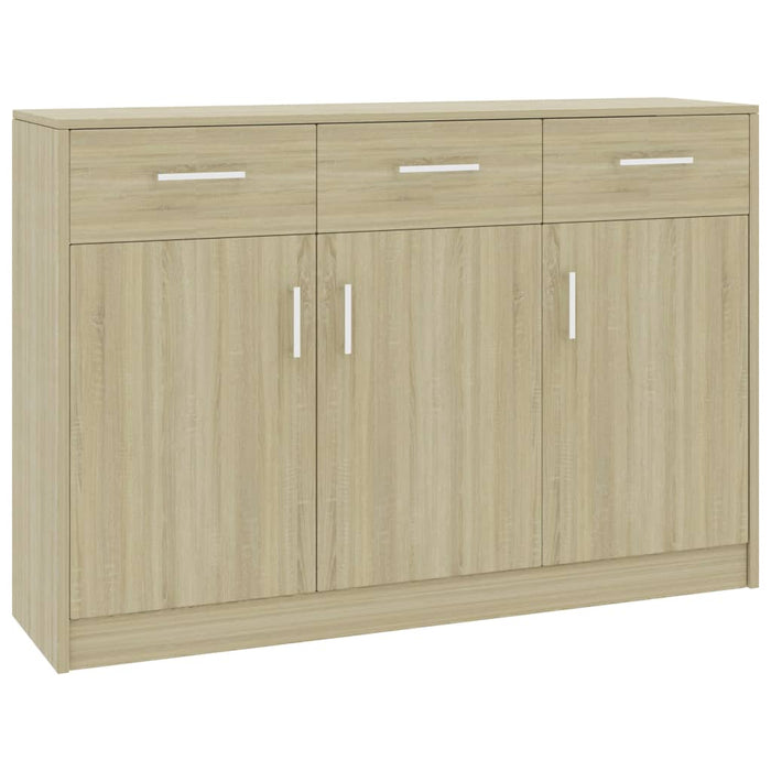 Credenza Rovere Sonoma 110x30x75 cm in Legno Multistratocod mxl 118694
