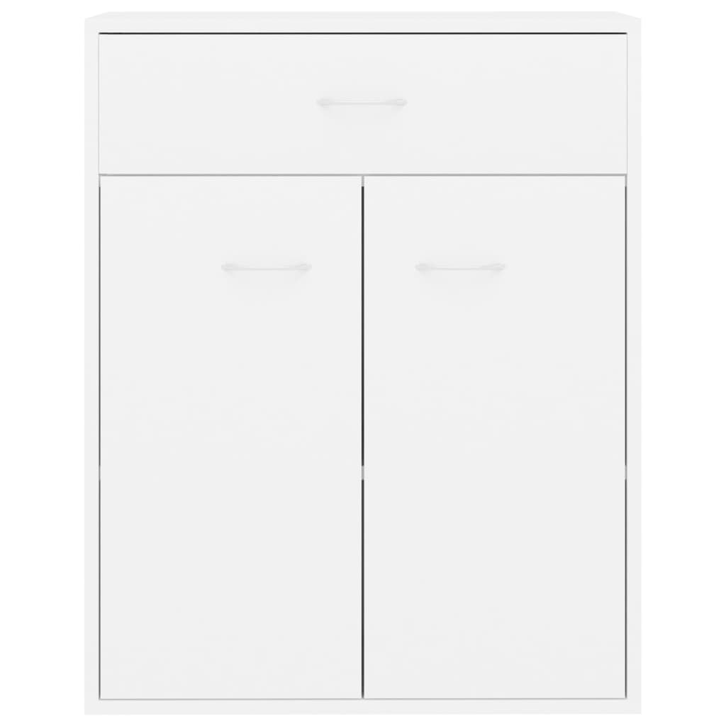 Credenza Bianca 60x30x75 cm in Legno Multistrato 800711