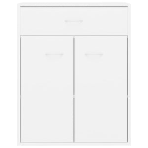 Credenza Bianca 60x30x75 cm in Legno Multistrato 800711