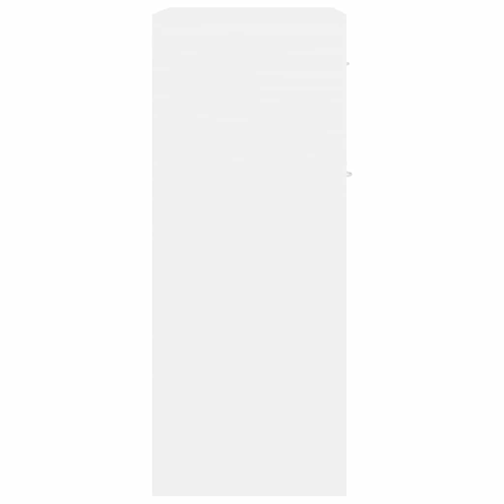 Credenza Bianca 60x30x75 cm in Legno Multistrato 800711