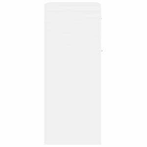 Credenza Bianca 60x30x75 cm in Legno Multistrato 800711