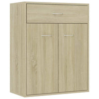 Credenza Rovere Sonoma 60x30x75 cm in Truciolato cod mxl 14795