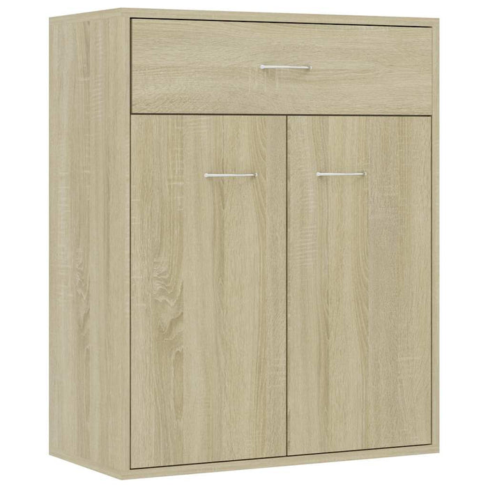 Credenza Rovere Sonoma 60x30x75 cm in Truciolato cod mxl 14795