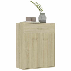 Credenza Rovere Sonoma 60x30x75 cm in Legno Multistrato 800714