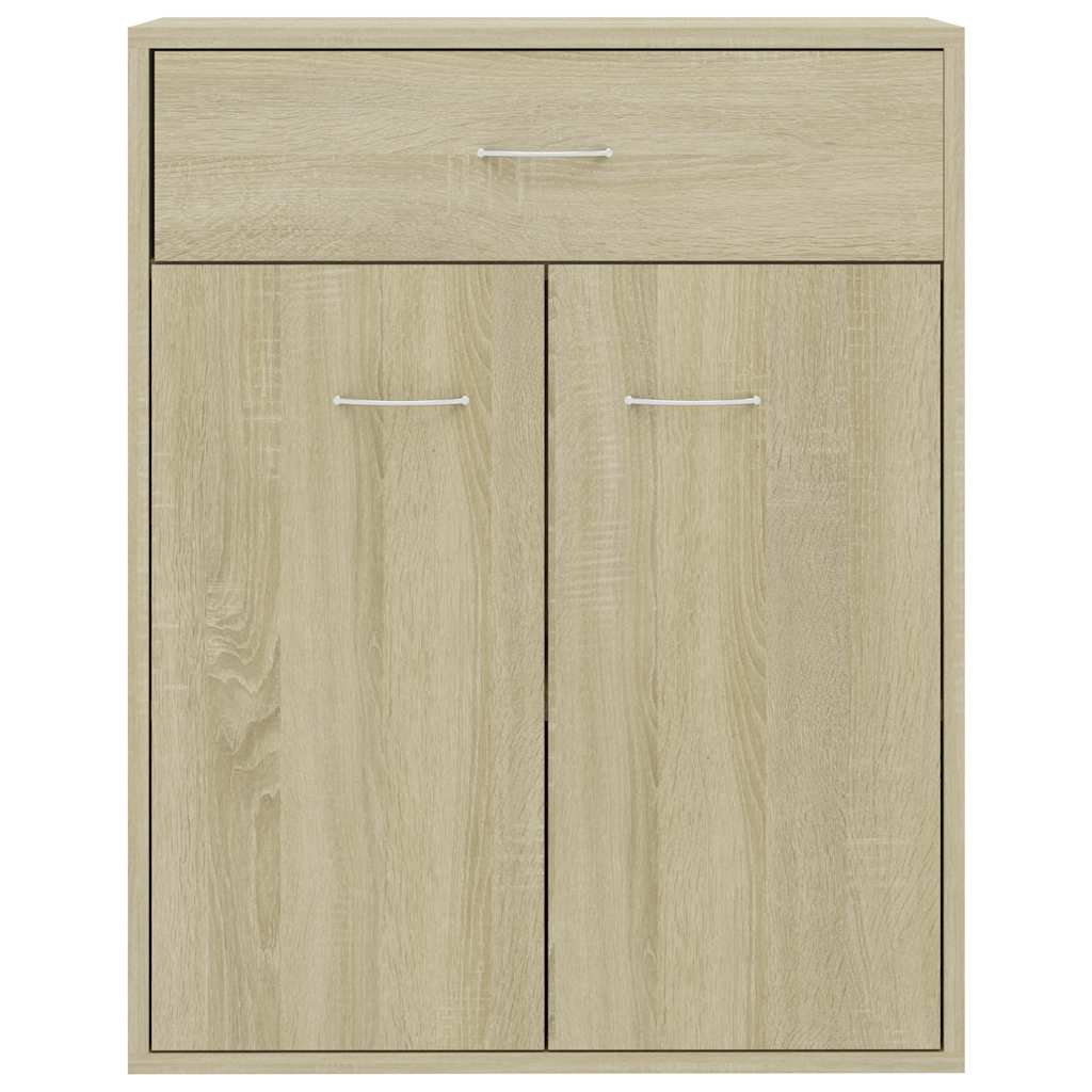 Credenza Rovere Sonoma 60x30x75 cm in Truciolato cod mxl 14795
