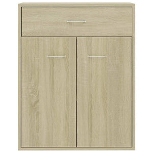 Credenza Rovere Sonoma 60x30x75 cm in Truciolato cod mxl 14795