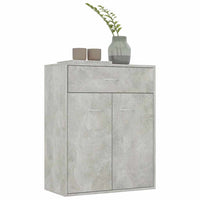 Credenza Grigio Cemento 60x30x75 cm in Legno Multistrato 800715
