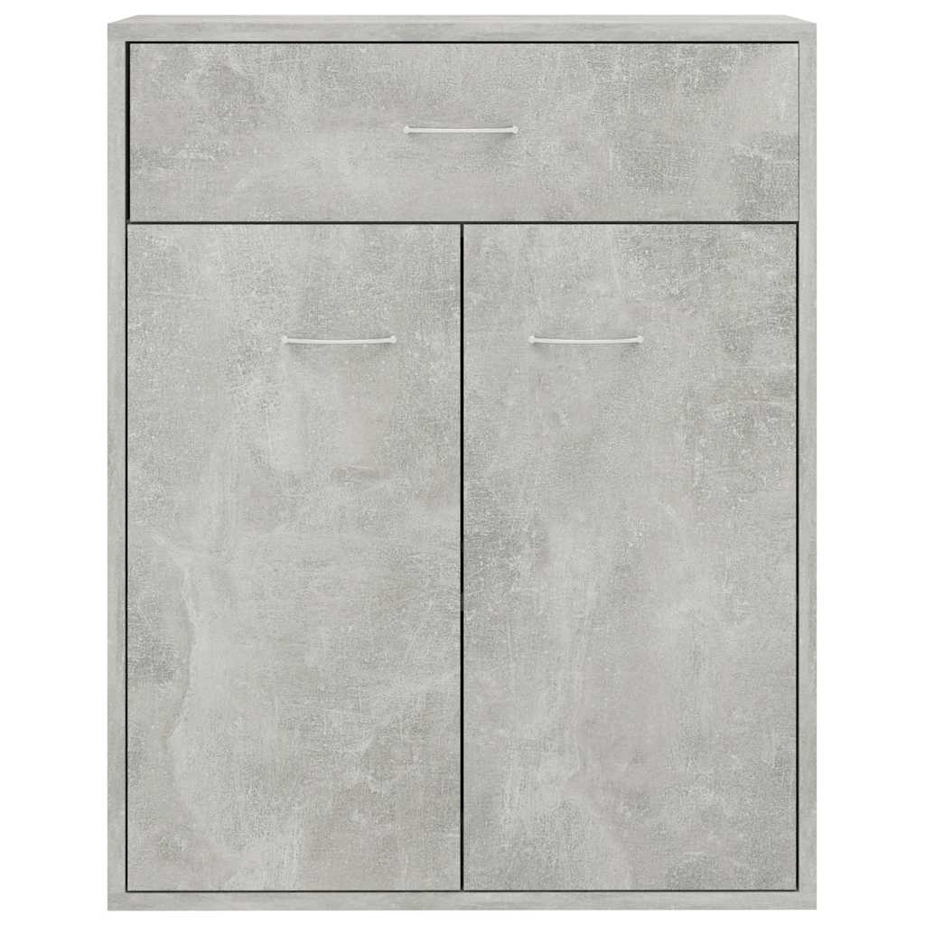 Credenza Grigio Cemento 60x30x75 cm in Legno Multistrato 800715