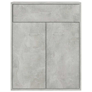 Credenza Grigio Cemento 60x30x75 cm in Legno Multistrato 800715