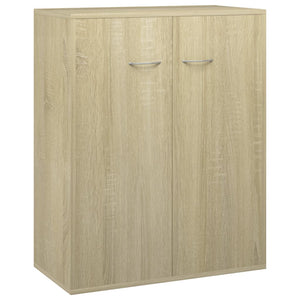 Credenza Rovere Sonoma 60x30x75 cm in Legno Multistrato 800732