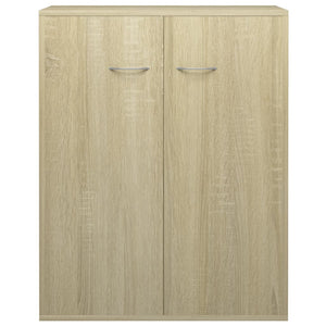 Credenza Rovere Sonoma 60x30x75 cm in Legno Multistrato 800732