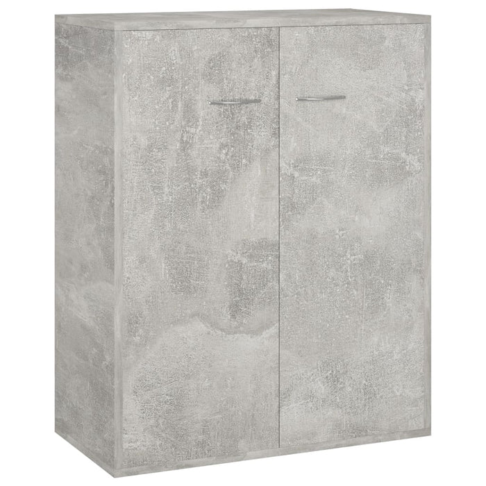 Credenza Grigio Cemento 60x30x75 cm in Legno Multistrato 800733