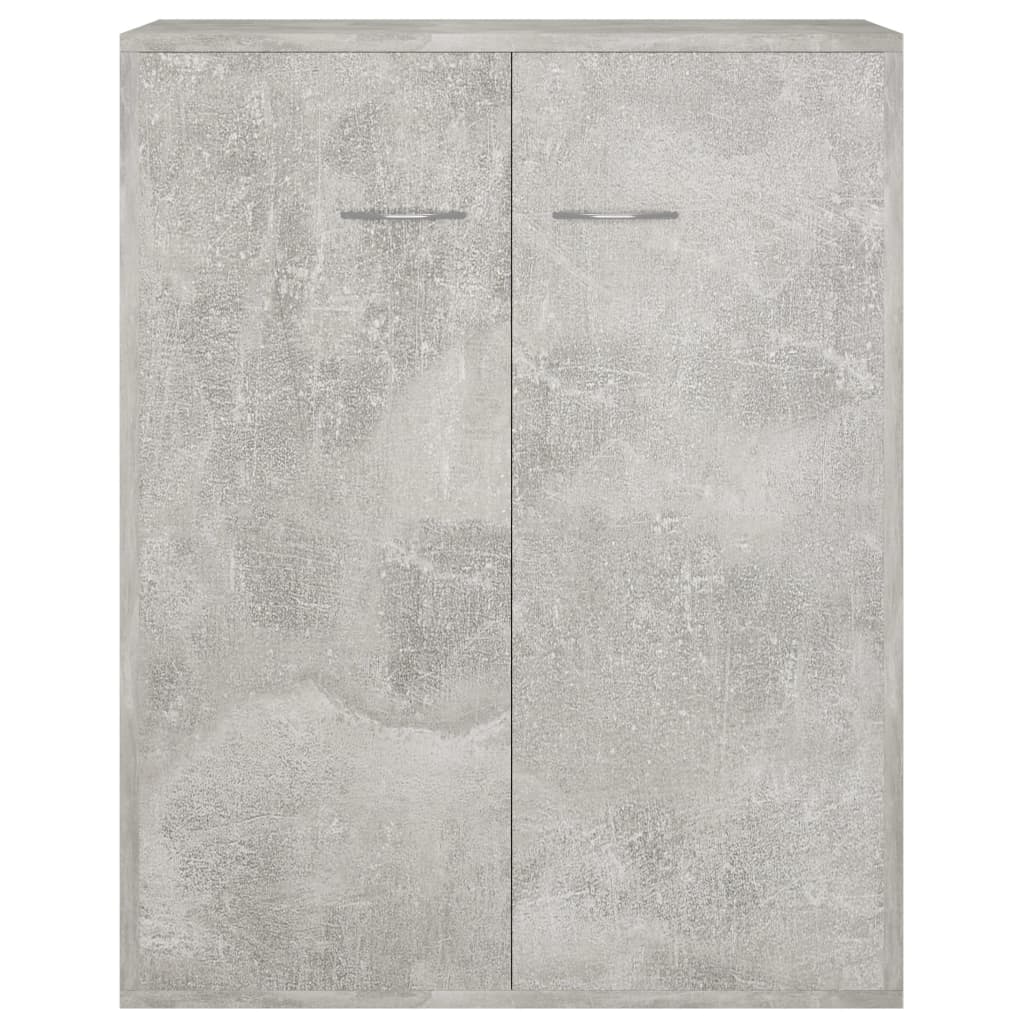 Credenza Grigio Cemento 60x30x75 cm in Legno Multistrato 800733