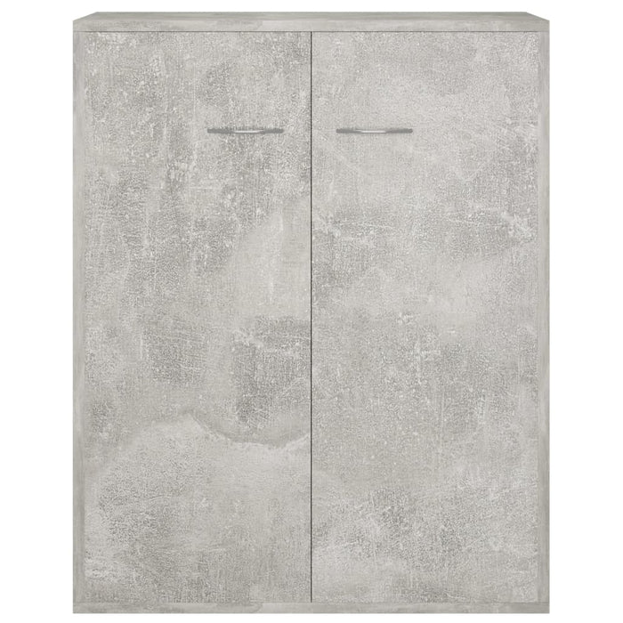 Credenza Grigio Cemento 60x30x75 cm in Legno Multistrato 800733