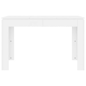 Tavolo da Pranzo Bianco 120x60x76 cm in Legno Multistrato cod mxl 13564