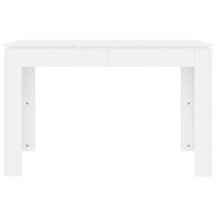 Tavolo da Pranzo Bianco 120x60x76 cm in Legno Multistrato cod mxl 13564