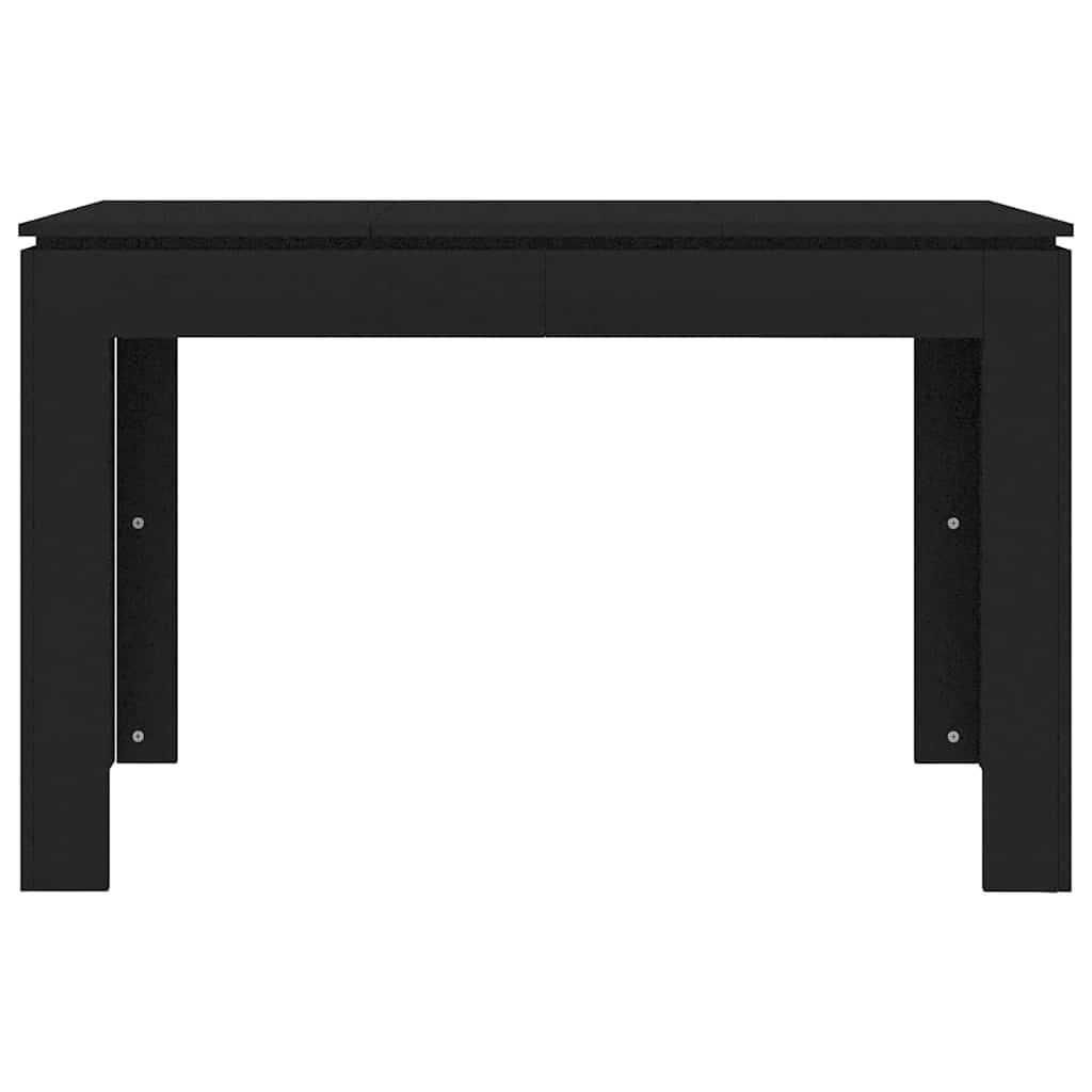 Tavolo da Pranzo Nero 120x60x76 cm in Truciolato cod mxl 13600