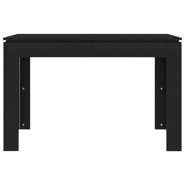 Tavolo da Pranzo Nero 120x60x76 cm in Truciolato cod mxl 13600