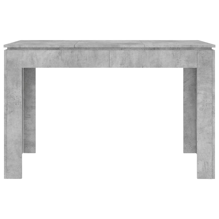 Tavolo da Pranzo Grigio Cemento 120x60x76 cm Legno Multistrato 800760
