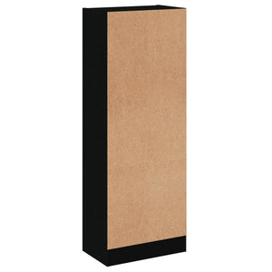 Libreria a 3 Ripiani Nera 40x24x109 cm in Legno Multistrato 800829