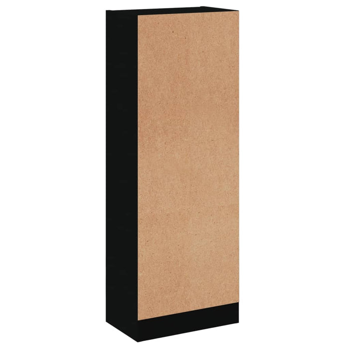 Libreria a 3 Ripiani Nera 40x24x109 cm in Legno Multistrato 800829