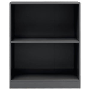 Libreria Grigio Lucido 60x24x76 cm in Legno Multistrato 800863