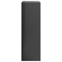 Libreria Grigio Lucido 60x24x76 cm in Legno Multistrato 800863