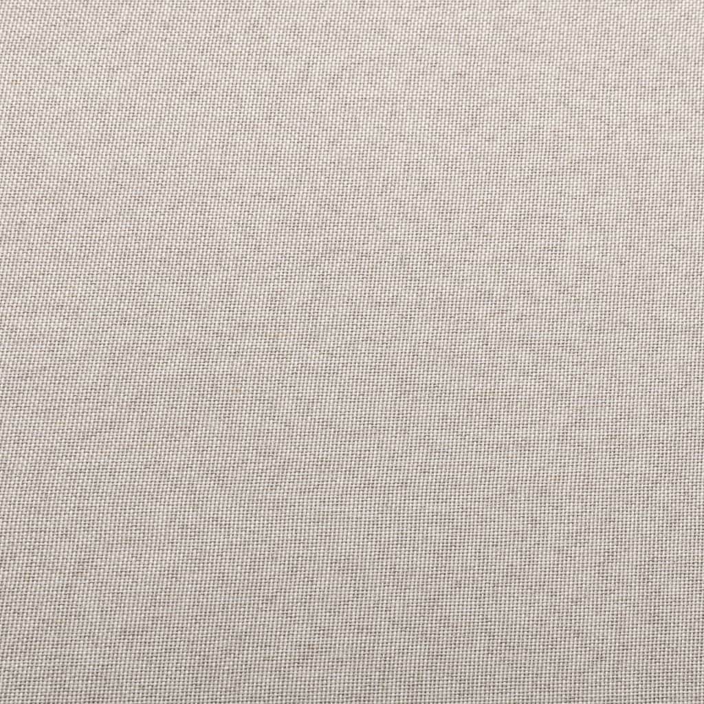 Divano Centrale Modulare con Cuscino in Tessuto Crema 287002